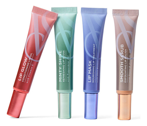 Brillo Labial Victoria's Secret Lip Care Kit Lip Gloss Color Azul Acero