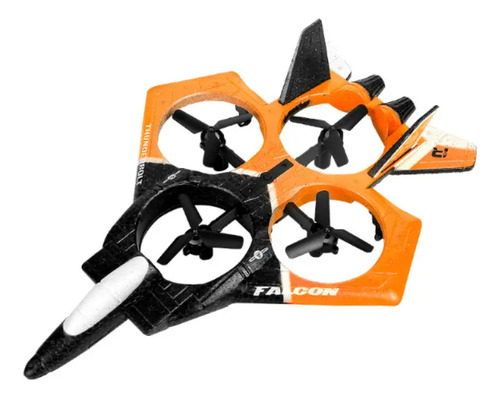 Dron Aircraft V22 Controlador Con La Mano Giro 360 Grados Negro