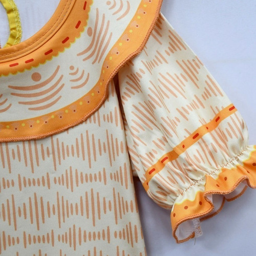 Imagem 9 de 10 de Fantasia Infantil Vestido Encanto Dolores Ou Pepa Com Bolsa