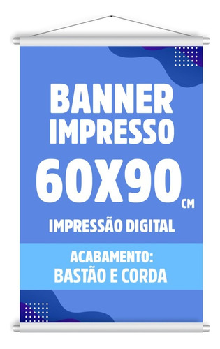 Banner Personalizado 60x90 Cm