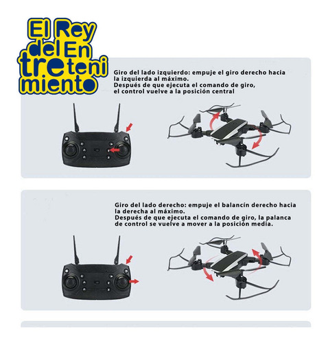 Imagen 8 de 9 de Drone Cuadricóptero C/ Gps Cámara App Celular Wifi - El Rey