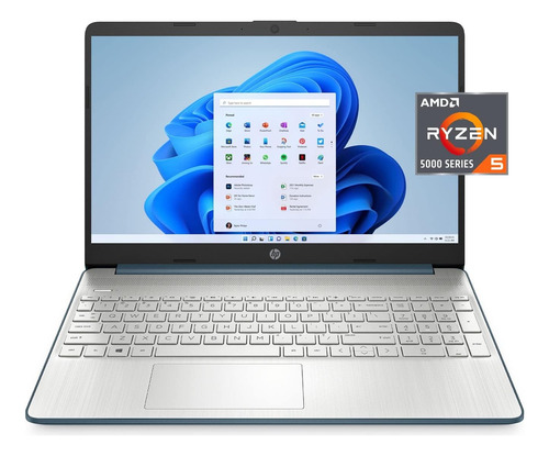 Laptop Hp 15.6 Ryzen 5 5500u 16gb Ram 512gb Ssd Azul (Usado)