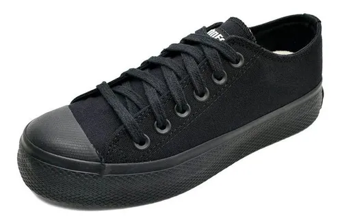 Zapatilla Plataforma Negro John 752 Totally Black | sin interés