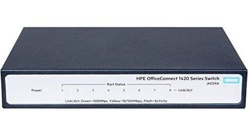 Switch Hpe 1420 8 Puertos Gigabit Office Connect Jh329a