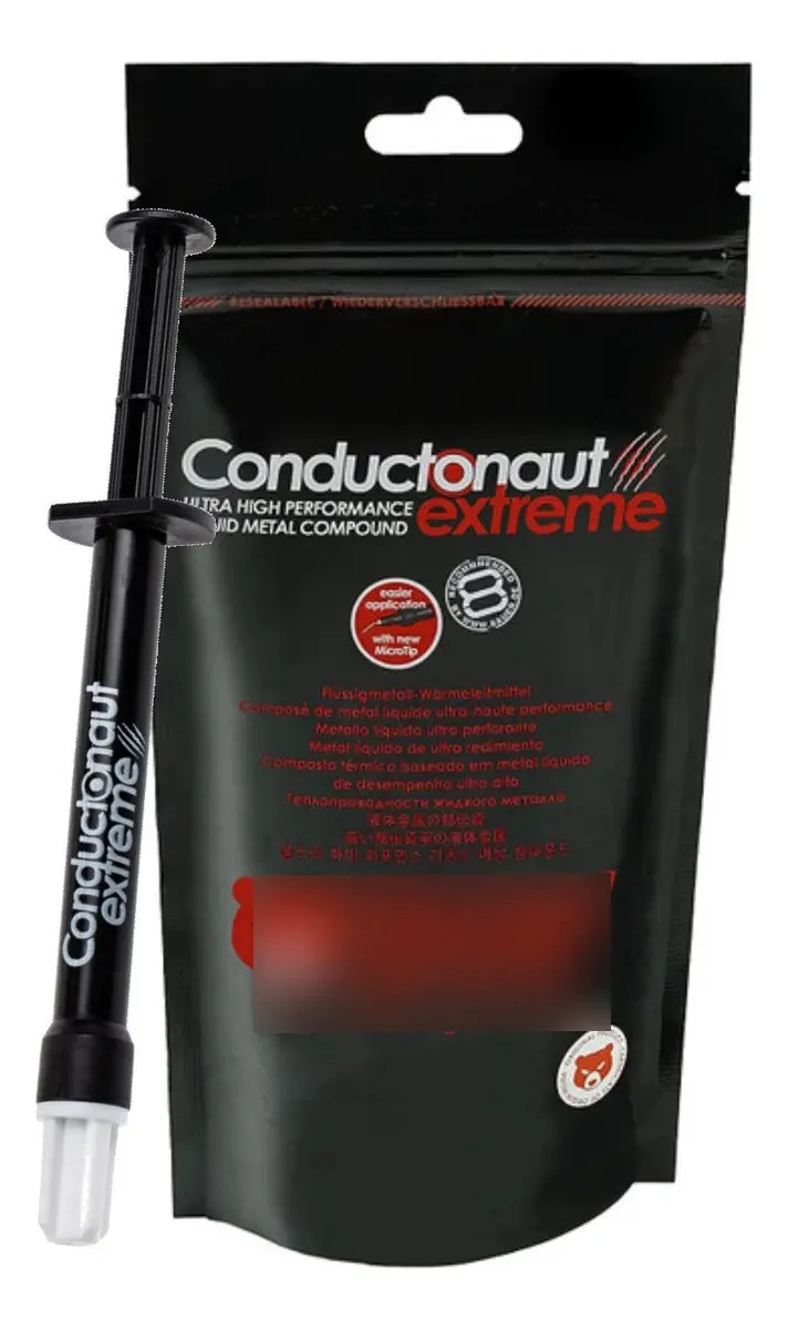 Metal Liquido Thermal Grizzly Conductonaut Extreme 1gr Origi