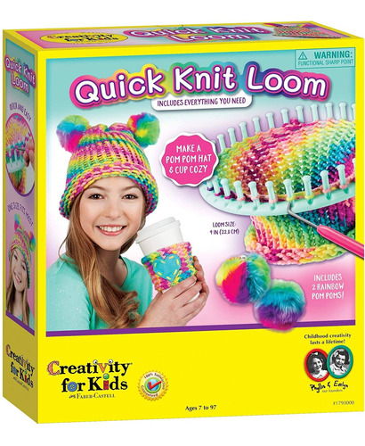 Creativity For Kids Quick Knit Loom  Teaches Beneficial Ski