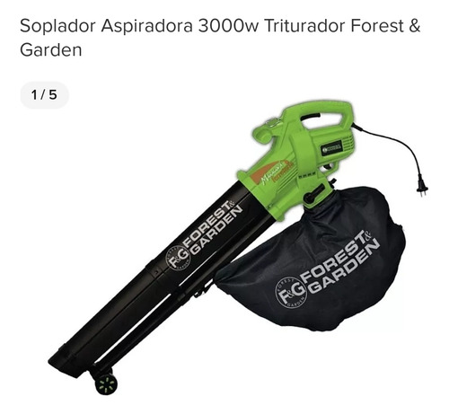 Sopladora Y Aspiradora 3000w Forest & Garden