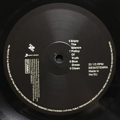 Imagen 5 de 8 de Vinilo Depeche Mode Violator Nuevo Sellado Especial