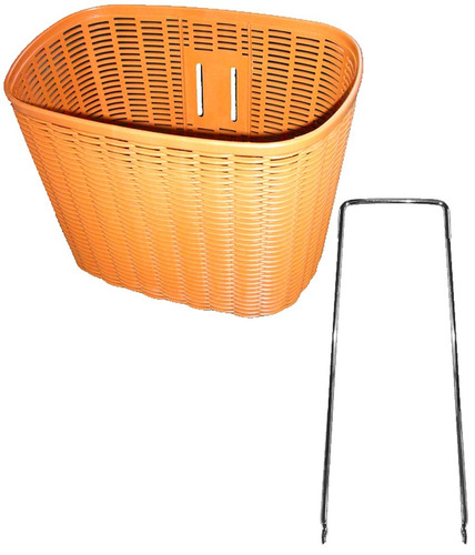 Imagen 2 de 5 de Canasto Delantero Plastico Marron