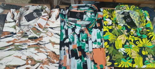 Camisa Hawaiana Talle Especial. Bien Amplias. Varios Tonos 