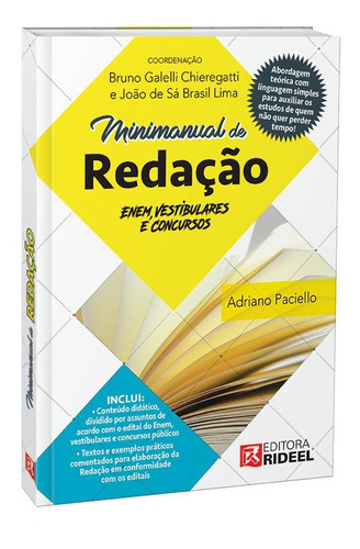 Minimanual De Redação: Enem, Vestibulares E Concursos