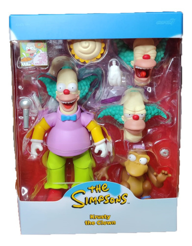 Krusty El Payaso Los Simpson Ultimates Super 7 Original