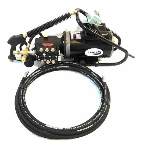 Imagen 2 de 9 de Hidrolavadora Industrial 2hp 220v 1800psi Para Autolavado Bifásica