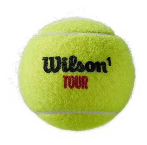 Imagen 4 de 4 de Pelotas Tenis Wilson Tour Premier Clay Arcilla 4 Und // Bamo