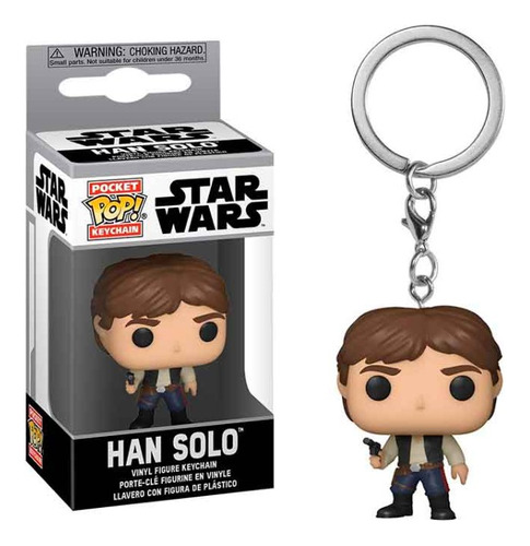 Han Solo Funko Pocket Pop Keychain Star Wars Llavero