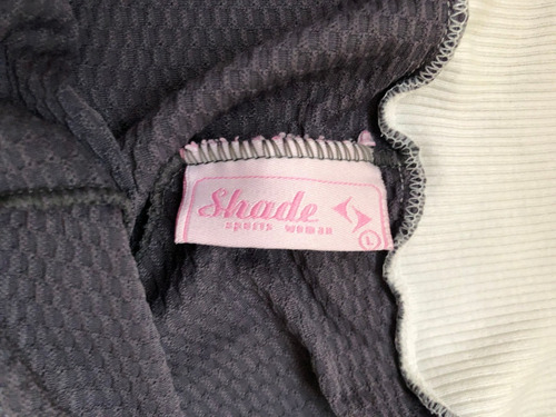 Bermuda Mujer Shade Gris Y Blanco Talle L Sport