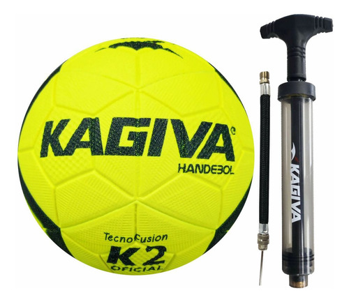 Bola Handebol K2 Kagiva Tecnofusion Handball Mais Inflador