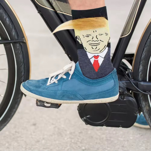 Calcetines Donald Trump Calcetas Presidente Donald Trump 3d Negro 3d Estampado Unitalla