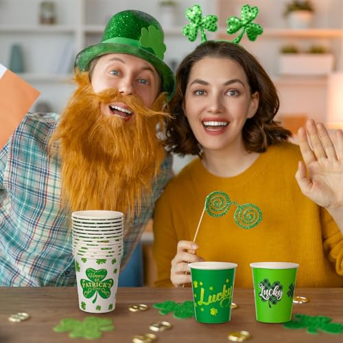Conjunto De 100 Vasos Desechables De San Patricio Maxcheck
