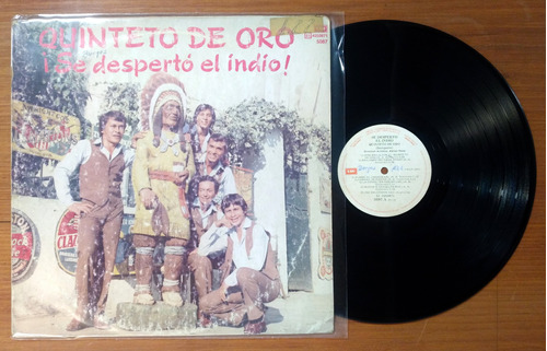 Quinteto De Oro Se Desperto El Indio 1984 Disco Lp Vinilo