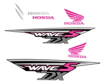 Comprar Calcos Fucsia Honda Wave 110 110s Dx Llantas Aleación Lujo
