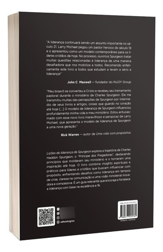 Lições De Liderança De Spurgeon | Larry J. Michael