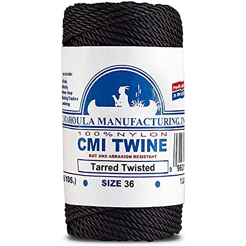 Tarred, Twisted, Nylon Twine, 18 (1 Lb)