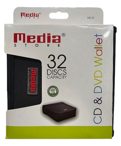 Porta Cds, Marca Mediastore 32discos.