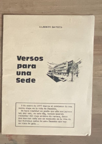 Versos Para Una Sede, Danubio Fútbol 1977,  Cr06b7