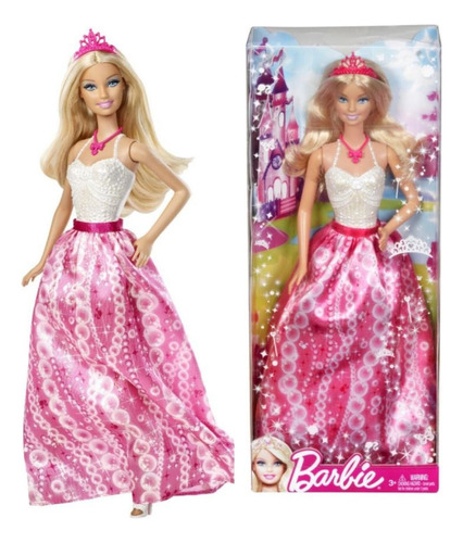 Barbie Princesa De Cuento De Hadas Con Accesorios