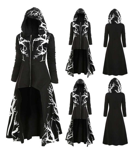 Vestido Feminino Solto De Halloween Plus Size