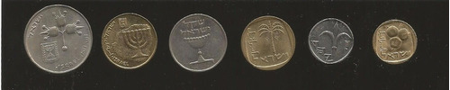 Colección 6 Monedas De Israel