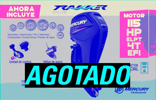 Motor Fuera De Borda Mercury 115 Hp 4 Tiempos Trakker
