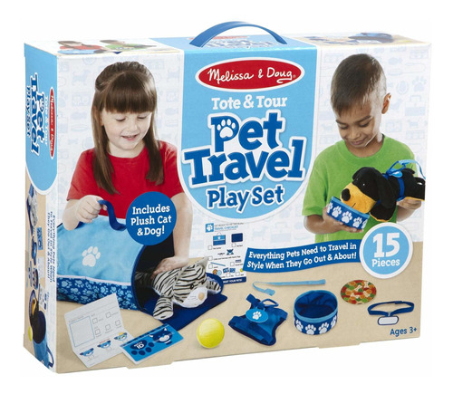 Melissa & ; Doug Tote & ; Tour Pet Travel Play Set