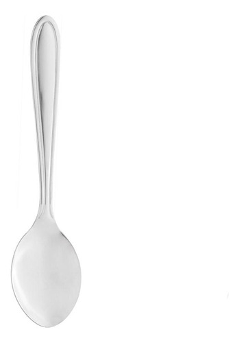 6 Colheres De Mesa Lyor Gastro De Aço Inox 19cm