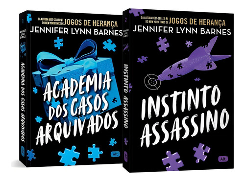Academia Dos Casos Arquivados + Instinto Assassino, De Jennifer Lynn Barnes. Editorial Intrínseca, Capa Mole, Edição Regular Em Português, 20