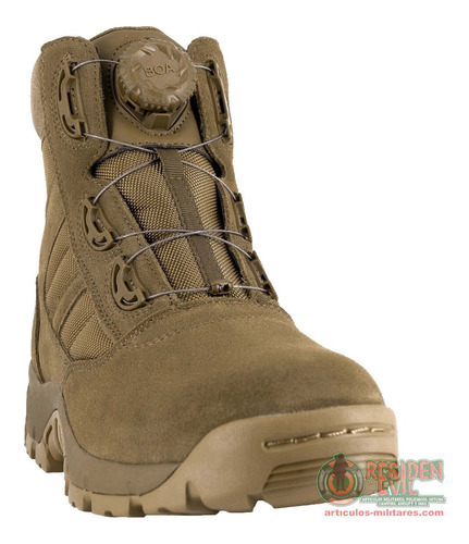 Imagen 6 de 10 de Botas Trabajo Hombre Táctica Militares Boa System 6.0 Coyote