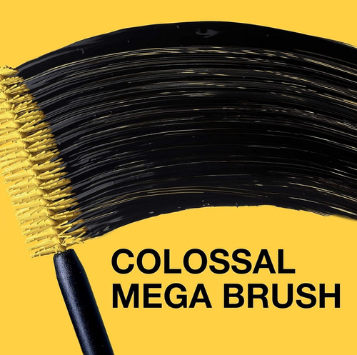 Mascara Impermeable The Colossal Maybelline New York, 8ml. Negro