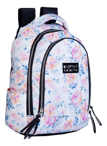 Mochila Mujer Urbana Matellase Estampada Color Sakura