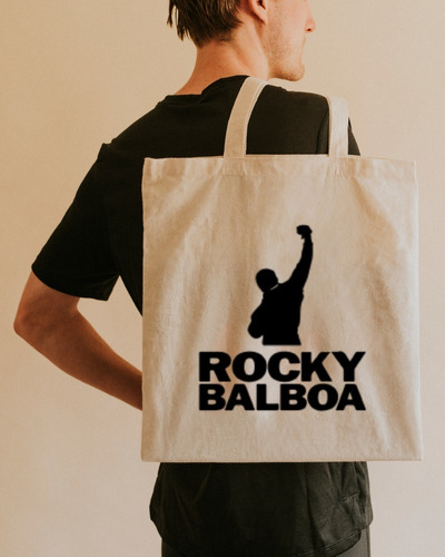 Bolsa Tela Lienzo Tote Bag Rocky Balboa