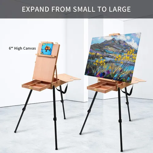 Caballete Ligero Falling In Art De Estilo Francés Con Trípod