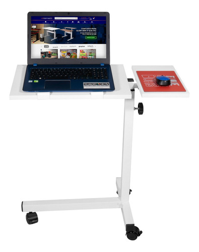 Mesa Apoio Notebook Trabalhar Em Pé Ou Sentado C/ Regulagem