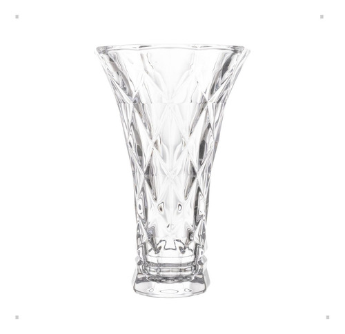 Vaso De Cristal Diamond 15x25cm