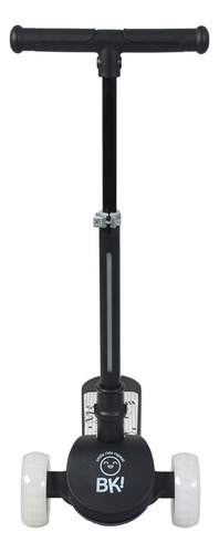 Monopatin Plegable Luminoso Infantil Nena Nene Premium Color Negro Monopatin Luminoso