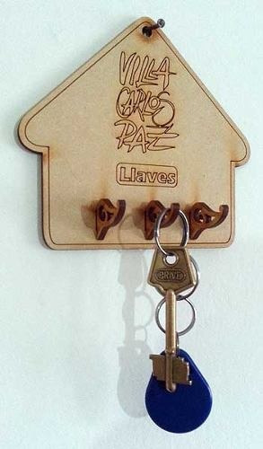 Imagen 4 de 6 de 15 Porta Llaves Pared Souvenirs Recuerdo Madera Fibrofacil