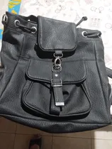 Comprar Carteras Mochila-morral Varios Bolsillos ( Impecable) Negro Lisa Níquel Negro