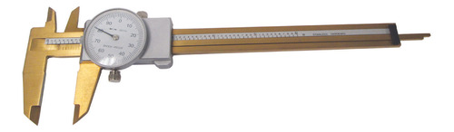 0 - 6  Shock / Dust Proof Tin Coated Dial Caliper Ddb