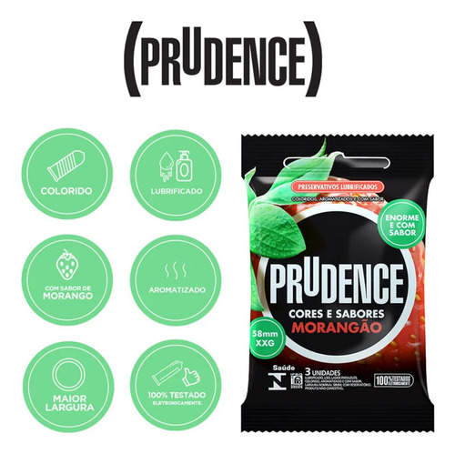 Preservativo Extra Grande Morangão Xxg 9 Camisinhas 58mm