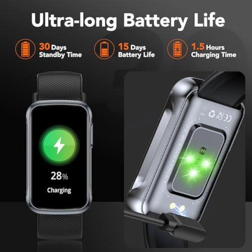 Timu Fitness Tracker Smart Watch With 24/7 Heart
