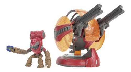 Halo Shade Turret Con Grunt Assault 8 Piezas Juguete (Usado)